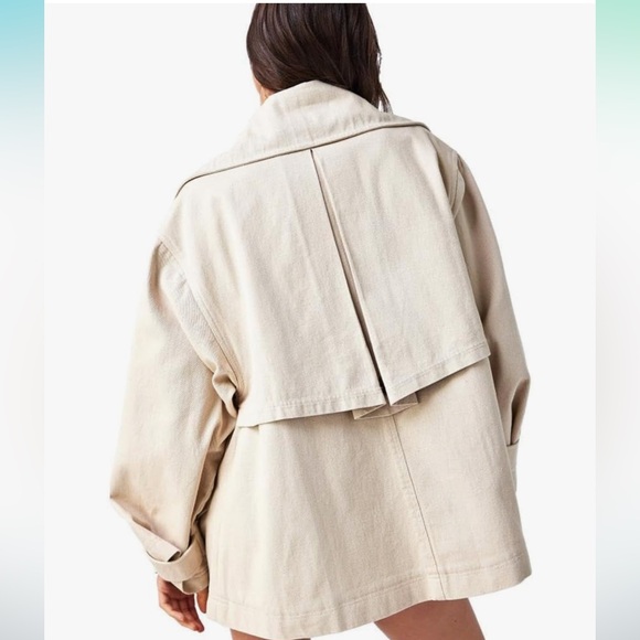 Free People Women's Highlands Solid Peacoat - Picture 3 of 13